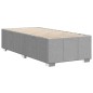 vidaXL Bettgestell ohne Matratze Hellgrau 100x200 cm Stoff vidaXL Bettgestell ohne Matratze Hellgrau 100x200 cm Stoff