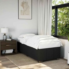 vidaXL Bettgestell ohne Matratze Schwarz 100x200 cm Stoff