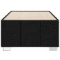 vidaXL Bettgestell ohne Matratze Schwarz 100x200 cm Stoff vidaXL Bettgestell ohne Matratze Schwarz 100x200 cm Stoff