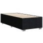 vidaXL Bettgestell ohne Matratze Schwarz 100x200 cm Stoff vidaXL Bettgestell ohne Matratze Schwarz 100x200 cm Stoff