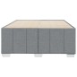 vidaXL Bettgestell ohne Matratze Hellgrau 120x190 cm Stoff vidaXL Bettgestell ohne Matratze Hellgrau 120x190 cm Stoff