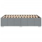 vidaXL Bettgestell ohne Matratze Hellgrau 120x190 cm Stoff vidaXL Bettgestell ohne Matratze Hellgrau 120x190 cm Stoff