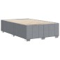 vidaXL Bettgestell ohne Matratze Hellgrau 120x190 cm Stoff vidaXL Bettgestell ohne Matratze Hellgrau 120x190 cm Stoff