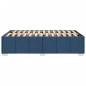 vidaXL Bettgestell ohne Matratze Blau 120x190 cm Stoff vidaXL Bettgestell ohne Matratze Blau 120x190 cm Stoff