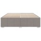 vidaXL Bettgestell ohne Matratze Taupe 200x200 cm Stoff vidaXL Bettgestell ohne Matratze Taupe 200x200 cm Stoff
