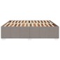 vidaXL Bettgestell ohne Matratze Taupe 200x200 cm Stoff vidaXL Bettgestell ohne Matratze Taupe 200x200 cm Stoff