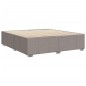 vidaXL Bettgestell ohne Matratze Taupe 200x200 cm Stoff vidaXL Bettgestell ohne Matratze Taupe 200x200 cm Stoff