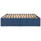 vidaXL Bettgestell ohne Matratze Blau 200x200 cm Stoff vidaXL Bettgestell ohne Matratze Blau 200x200 cm Stoff