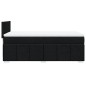 vidaXL Boxspringbett mit Matratze Schwarz 90x190 cm Stoff vidaXL Boxspringbett mit Matratze Schwarz 90x190 cm Stoff