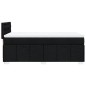 vidaXL Boxspringbett mit Matratze Schwarz 90x190 cm Stoff vidaXL Boxspringbett mit Matratze Schwarz 90x190 cm Stoff