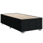 vidaXL Boxspringbett mit Matratze Schwarz 90x200 cm Stoff vidaXL Boxspringbett mit Matratze Schwarz 90x200 cm Stoff