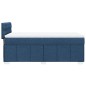 vidaXL Boxspringbett mit Matratze Blau 90x200 cm Stoff vidaXL Boxspringbett mit Matratze Blau 90x200 cm Stoff