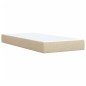 vidaXL Boxspringbett mit Matratze Creme 100x200 cm Stoff vidaXL Boxspringbett mit Matratze Creme 100x200 cm Stoff