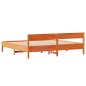 vidaXL Massivholzbett ohne Matratze Wachsbraun 180x200 Kiefernholz vidaXL Massivholzbett ohne Matratze Wachsbraun 180x200 Kiefernholz