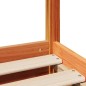 vidaXL Massivholzbett ohne Matratze Wachsbraun 180x200 Kiefernholz vidaXL Massivholzbett ohne Matratze Wachsbraun 180x200 Kiefernholz