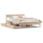 vidaXL Massivholzbett ohne Matratze 140x190 cm Kiefernholz vidaXL Massivholzbett ohne Matratze 140x190 cm Kiefernholz