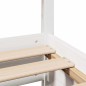 vidaXL Massivholzbett ohne Matratze Weiß 100x200 cm Kiefernholz vidaXL Massivholzbett ohne Matratze Weiß 100x200 cm Kiefernholz