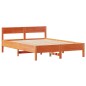 vidaXL Massivholzbett ohne Matratze Wachsbraun 120x200 cm Kiefernholz vidaXL Massivholzbett ohne Matratze Wachsbraun 120x200 cm Kiefernholz