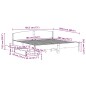 vidaXL Massivholzbett ohne Matratze Weiß 180x200 cm Kiefernholz vidaXL Massivholzbett ohne Matratze Weiß 180x200 cm Kiefernholz