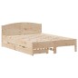 vidaXL Massivholzbett ohne Matratze 140x190 cm Kiefernholz vidaXL Massivholzbett ohne Matratze 140x190 cm Kiefernholz
