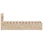vidaXL Massivholzbett ohne Matratze 75x190 cm Kiefernholz vidaXL Massivholzbett ohne Matratze 75x190 cm Kiefernholz