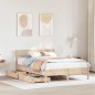 vidaXL Massivholzbett ohne Matratze 140x190 cm Kiefernholz vidaXL Massivholzbett ohne Matratze 140x190 cm Kiefernholz