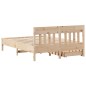 vidaXL Massivholzbett ohne Matratze 140x190 cm Kiefernholz vidaXL Massivholzbett ohne Matratze 140x190 cm Kiefernholz