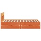 vidaXL Massivholzbett ohne Matratze Wachsbraun 120x190 cm Kiefernholz vidaXL Massivholzbett ohne Matratze Wachsbraun 120x190 cm Kiefernholz