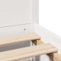 vidaXL Massivholzbett ohne Matratze Weiß 90x190 cm Kiefernholz vidaXL Massivholzbett ohne Matratze Weiß 90x190 cm Kiefernholz