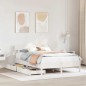 vidaXL Massivholzbett ohne Matratze Weiß 140x200 cm Kiefernholz vidaXL Massivholzbett ohne Matratze Weiß 140x200 cm Kiefernholz