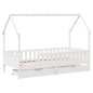 vidaXL Kinderbett mit Schubladen 90x190 cm Massivholz Kiefer vidaXL Kinderbett mit Schubladen 90x190 cm Massivholz Kiefer