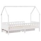 vidaXL Kinderbett mit Schubladen 90x190 cm Massivholz Kiefer vidaXL Kinderbett mit Schubladen 90x190 cm Massivholz Kiefer