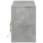 vidaXL TV-Schrank mit LED-Beleuchtung Betongrau 140x34x50 cm vidaXL TV-Schrank mit LED-Beleuchtung Betongrau 140x34x50 cm