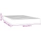 vidaXL Taschenfederkernmatratze Dunkelgrün 120x220x20 cm Samt vidaXL Taschenfederkernmatratze Dunkelgrün 120x220x20 cm Samt