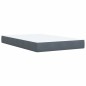 vidaXL Boxspringbett mit Matratze Dunkelgrau 120x190 cm Samt vidaXL Boxspringbett mit Matratze Dunkelgrau 120x190 cm Samt