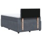 vidaXL Boxspringbett mit Matratze Dunkelgrau 120x190 cm Samt vidaXL Boxspringbett mit Matratze Dunkelgrau 120x190 cm Samt