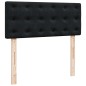 vidaXL Boxspringbett mit Matratze Schwarz 120x190 cm Samt vidaXL Boxspringbett mit Matratze Schwarz 120x190 cm Samt