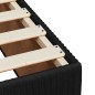vidaXL Boxspringbett mit Matratze Schwarz 120x190 cm Samt vidaXL Boxspringbett mit Matratze Schwarz 120x190 cm Samt