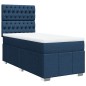 vidaXL Boxspringbett mit Matratze Blau 80x200 cm Stoff vidaXL Boxspringbett mit Matratze Blau 80x200 cm Stoff