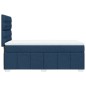 vidaXL Boxspringbett mit Matratze Blau 80x200 cm Stoff vidaXL Boxspringbett mit Matratze Blau 80x200 cm Stoff