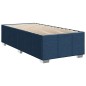 vidaXL Boxspringbett mit Matratze Blau 80x200 cm Stoff vidaXL Boxspringbett mit Matratze Blau 80x200 cm Stoff