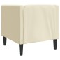 vidaXL Chesterfield-Sessel Creme Kunstleder vidaXL Chesterfield-Sessel Creme Kunstleder