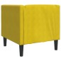 vidaXL Chesterfield-Sessel Gelb Samt vidaXL Chesterfield-Sessel Gelb Samt