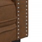 vidaXL Chesterfield-Sofa 3-Sitzer Braun Kunstleder in Wildleder-Optik vidaXL Chesterfield-Sofa 3-Sitzer Braun Kunstleder in Wildleder-Optik