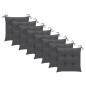 vidaXL Klappbare Gartenstühle 8 Stk. mit Kissen Massivholz Akazie vidaXL Klappbare Gartenstühle 8 Stk. mit Kissen Massivholz Akazie