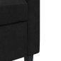 vidaXL 4-tlg. Sofagarnitur mit Kissen Schwarz Samt vidaXL 4-tlg. Sofagarnitur mit Kissen Schwarz Samt