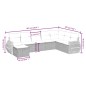vidaXL 8-tlg. Garten-Sofagarnitur mit Kissen Braun Poly Rattan vidaXL 8-tlg. Garten-Sofagarnitur mit Kissen Braun Poly Rattan