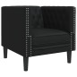 vidaXL 3-tlg. Chesterfield-Sofa-Set Schwarz Kunstleder vidaXL 3-tlg. Chesterfield-Sofa-Set Schwarz Kunstleder