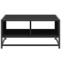 vidaXL Couchtisch Schwarz 60,5x60,5x30 cm Holzwerkstoff und Metall vidaXL Couchtisch Schwarz 60,5x60,5x30 cm Holzwerkstoff und Metall