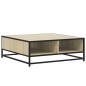 vidaXL Couchtisch Sonoma-Eiche 80x80x30 cm Holzwerkstoff und Metall vidaXL Couchtisch Sonoma-Eiche 80x80x30 cm Holzwerkstoff und Metall